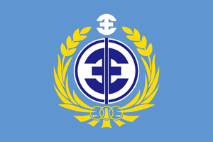 新亞市立國防大學校旗.png